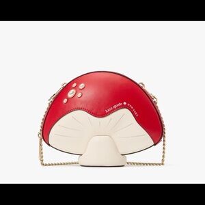 NEW Kate Spade Take a Hike 3D Mushroom Crossbody Bag Rare Cottagecore Purse Gift